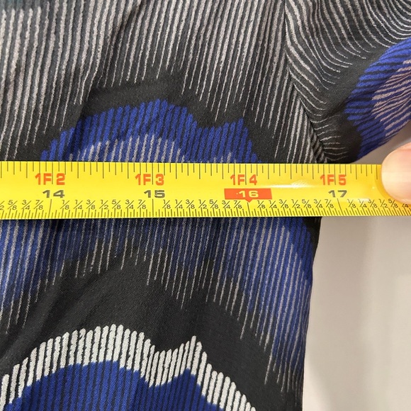 Diane Von Furstenberg Women's Sz 0 Kelley Smocked Chiffon Silk Peacock Dress DVF - Picture 8 of 14